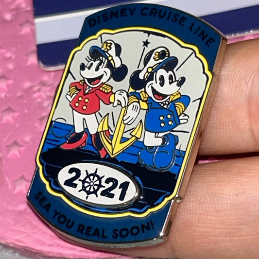 2021 - DCL - Mickey and Minnie - Sea You Real Soon Pin