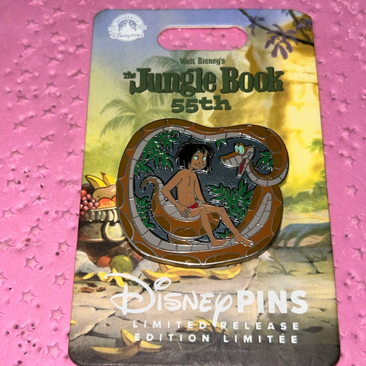 LR - Jungle Book - Mowgli - Kaa - Disney Pin