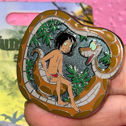LR - Jungle Book - Mowgli - Kaa - Disney Pin