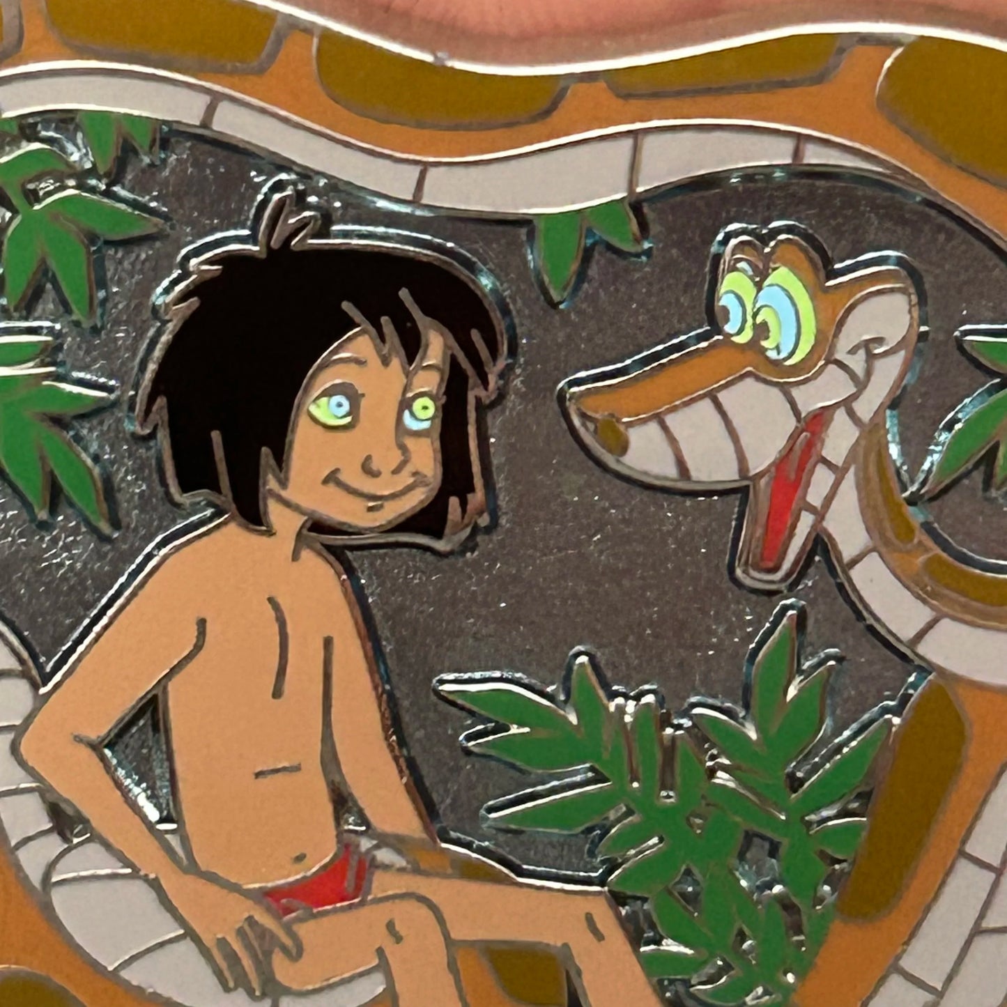 LR - Jungle Book - Mowgli - Kaa - Disney Pin