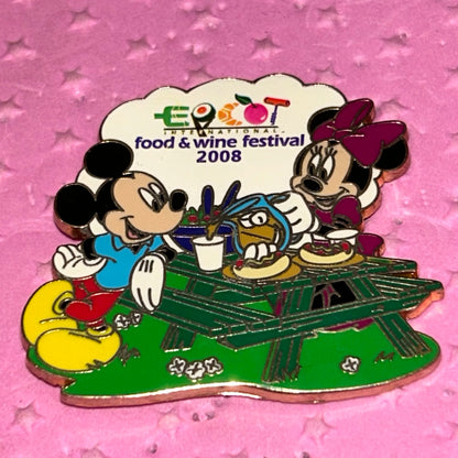LR Epcot Food and Wine Festival Mickey/ Minnie Picnic Pin
