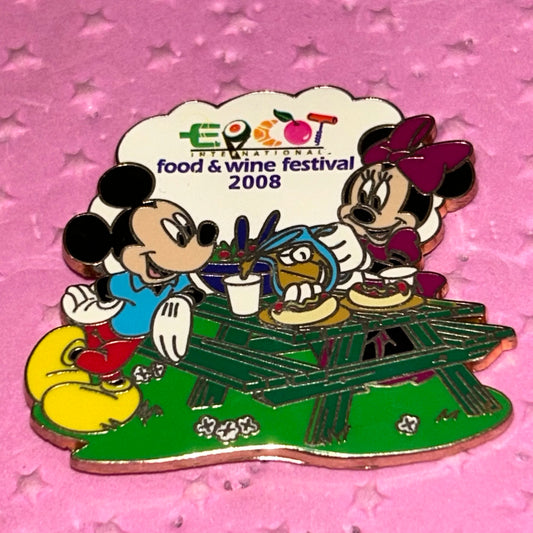 LR Epcot Food and Wine Festival Mickey/ Minnie Picnic Pin