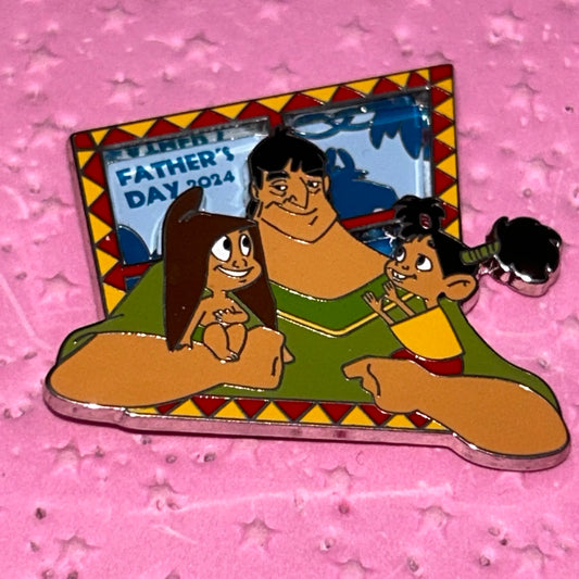 Pasha Tip Chaca LR Emperors New Groove Fathers Day Pin