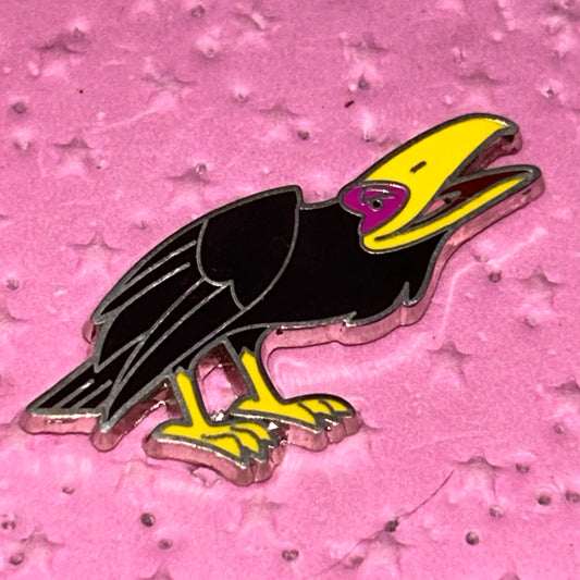Maleficent Diablo Crow Disney Pin