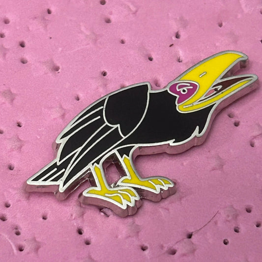 Maleficent Diablo Crow Disney Pin