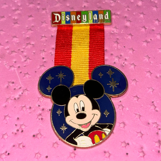 Disney DLR Disneyland Mickey Mouse Military Olympic Ears Medal
