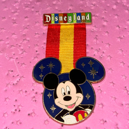 Disney DLR Disneyland Mickey Mouse Military Olympic Ears Medal