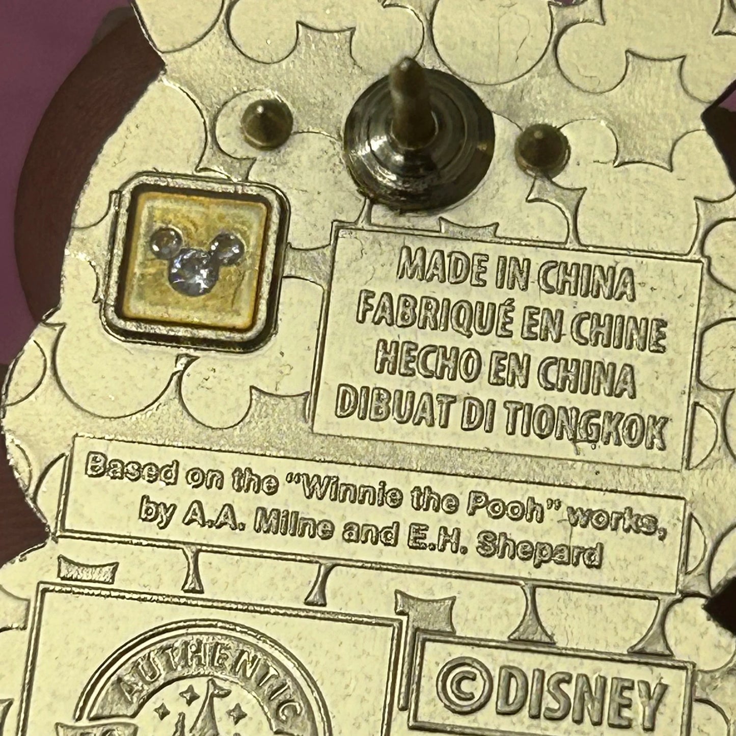 Winnie The Pooh Character Fans Disney Pin