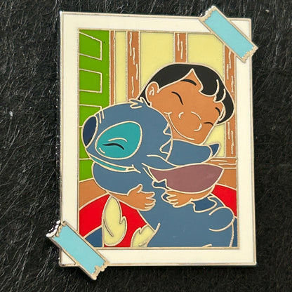 2024 - Lilo and Stitch - Hugging - Taped Photo - Mystery Series - Disney Pin