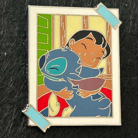 2024 - Lilo and Stitch - Hugging - Taped Photo - Mystery Series - Disney Pin