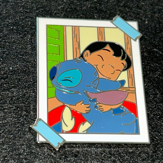 2024 - Lilo and Stitch - Hugging - Taped Photo - Mystery Series - Disney Pin