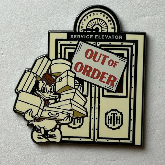 2024 - Donald Duck Bellhop - Tower Of Terror - Out Of Order - Disney Pin