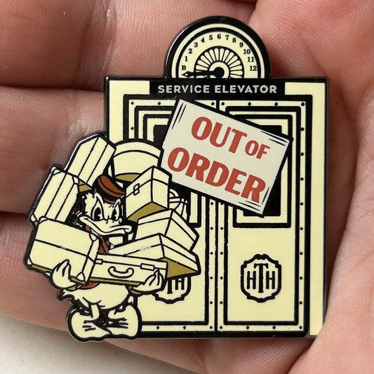 2024 - Donald Duck Bellhop - Tower Of Terror - Out Of Order - Disney Pin