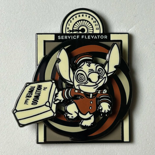 2024 - Stitch Bellhop - Tower Of Terror - Disney Pin