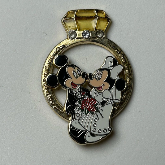 2007 - Mickey And Minnie  - Wedding Ring - Disney Pin