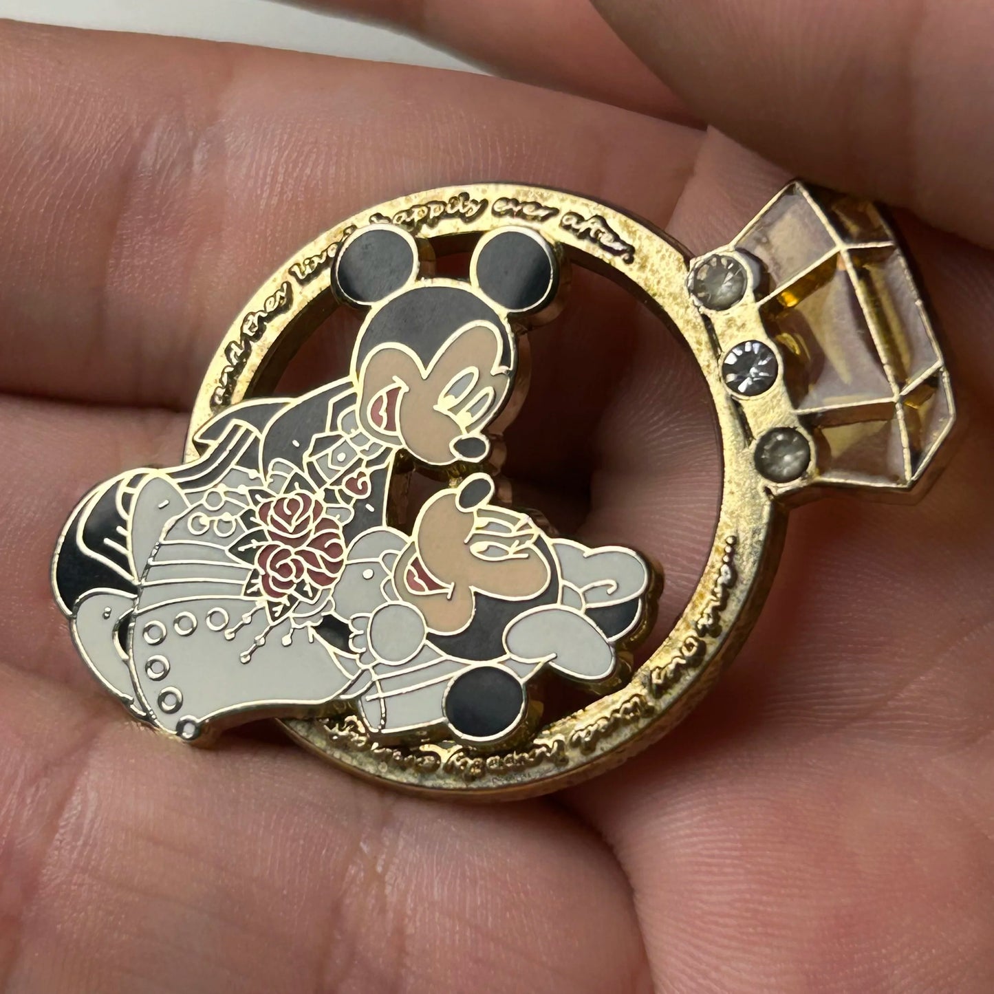 2007 - Mickey And Minnie  - Wedding Ring - Disney Pin