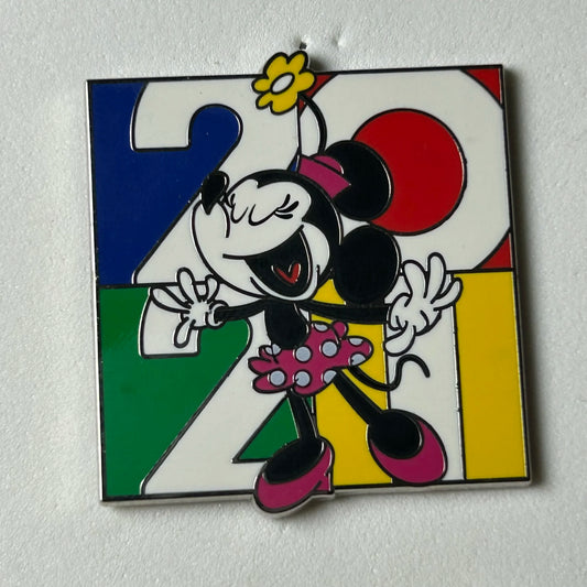 2021 - Minnie Mouse - Square - Booster Series - Disney Pin