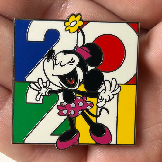 2021 - Minnie Mouse - Square - Booster Series - Disney Pin