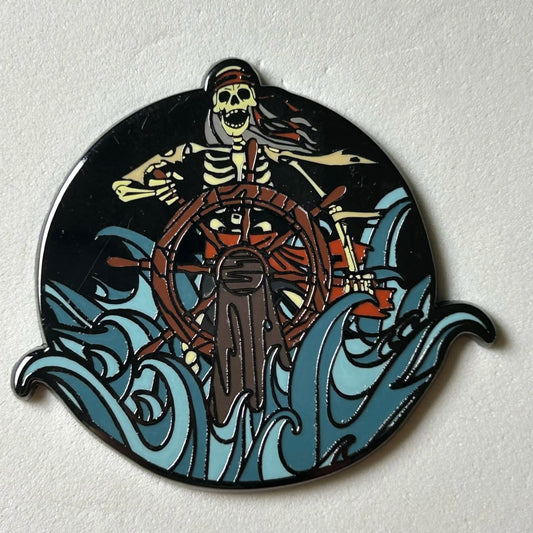 2025 - Skeleton - Pirates of the Caribbean - Driving Through Storm - Disney Pin