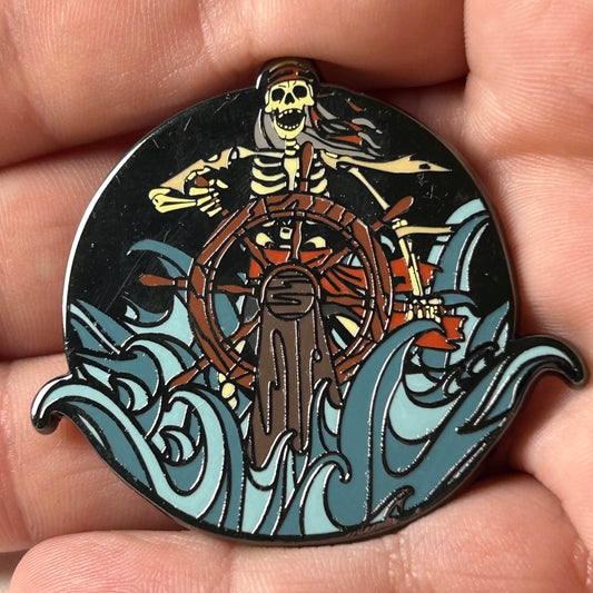 2025 - Skeleton - Pirates of the Caribbean - Driving Through Storm - Disney Pin