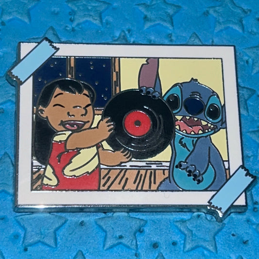 2024 - Taped Photo - Lilo and Stitch Record Pin