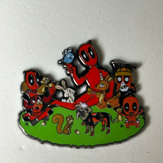 2024 - Deadpool in the Grass with Animals - BoxLunch - Disney Pin