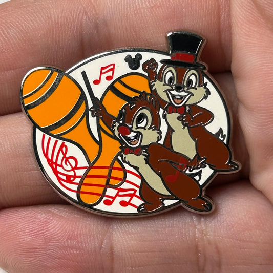 2019 - Chip and Dale - Maraca - Hidden Disney - Music Series - Disney Pin