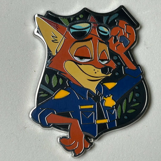 2022 - Nick Wilde - Zootopia - Police Badge - ZPD - Disney Pin