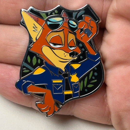 2022 - Nick Wilde - Zootopia - Police Badge - ZPD - Disney Pin