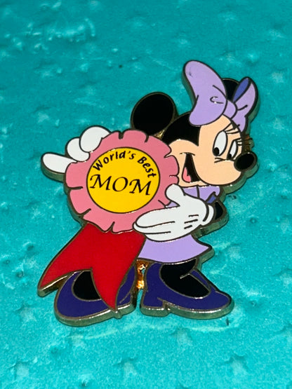 2009 - Minnie Mouse - Worlds Best Mom Pin