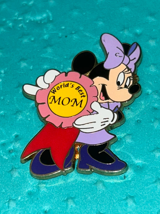 2009 - Minnie Mouse - Worlds Best Mom Pin