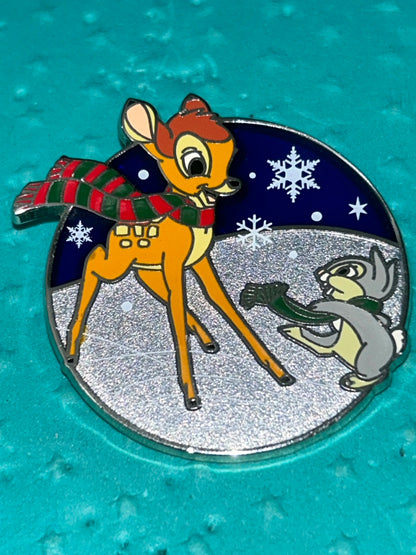 2016 - Bambi and Thumper - Winter Snow Pin