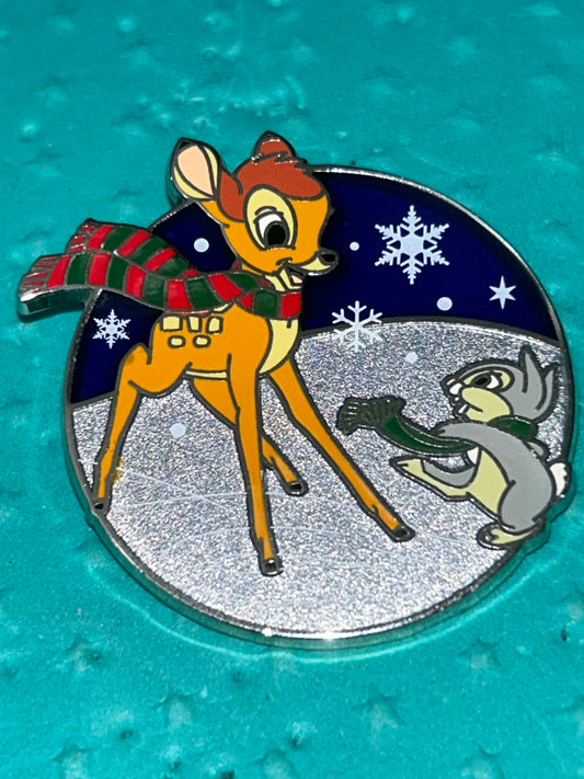 2016 - Bambi and Thumper - Winter Snow Pin