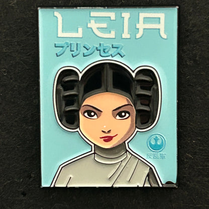 Leia - Character Poster - Star Wars - Lucas Films - Bind Box - Disney Pin