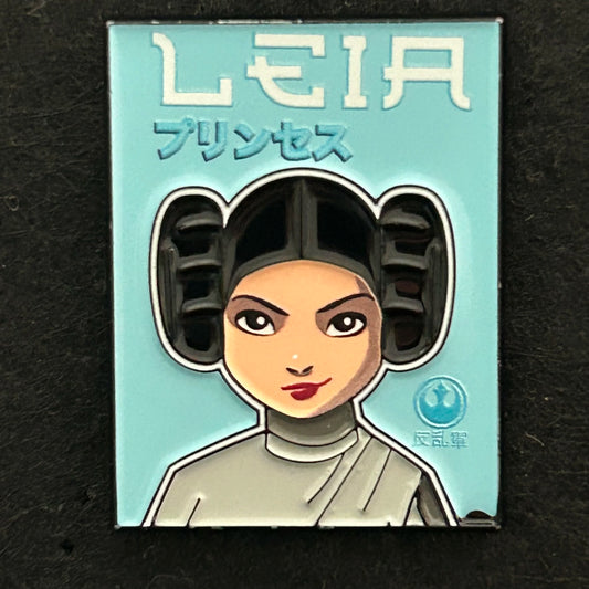 Leia - Character Poster - Star Wars - Lucas Films - Bind Box - Disney Pin