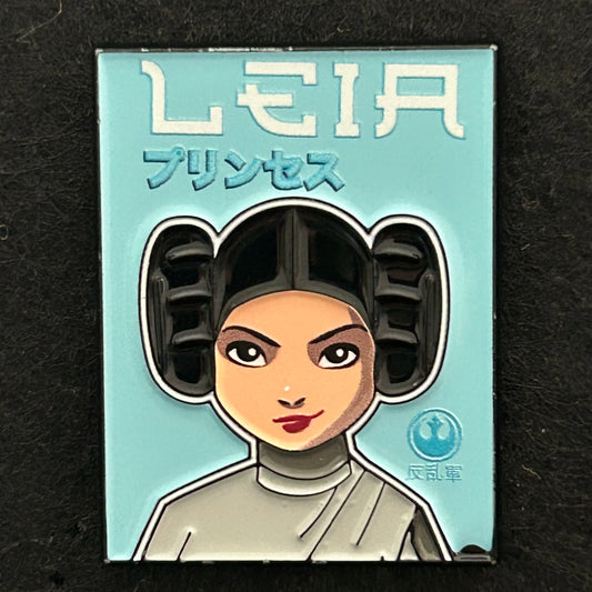 Leia - Character Poster - Star Wars - Lucas Films - Bind Box - Disney Pin
