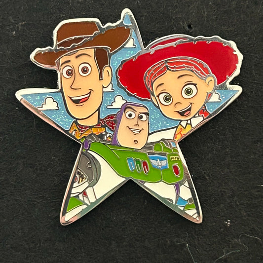 2024 - Woody, Buzz and Jesse - Toy Story - Pixar - Star - Disney Pin