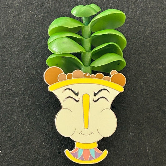 2024 - Chip - Beauty and the Beast - Potted Plant - Disney Pin