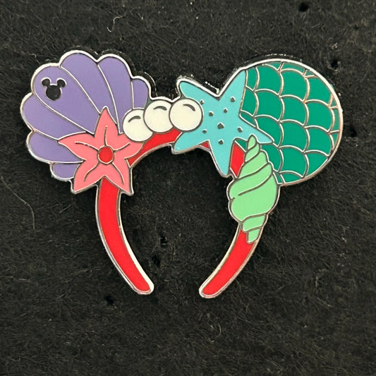 2025 - Ariel - Little Mermaid - Mickey Ears - Hidden Disney - Pin