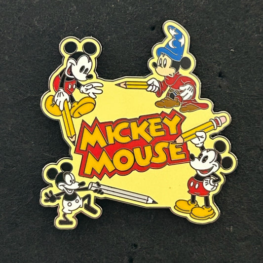 2024 - Mickey Mouse with Pencil - Different Styles - Disney Pin