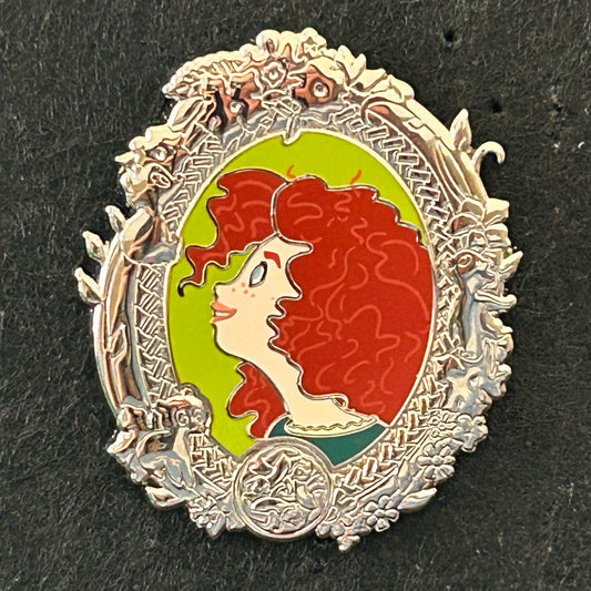2024 - Merida - Princess - Brave - Portrait Frame - Side Profile - Disney Pin