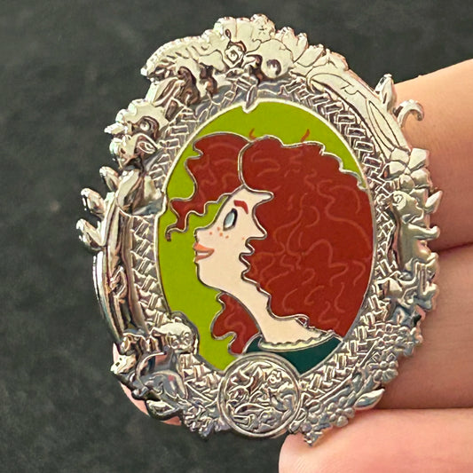 2024 - Merida - Princess - Brave - Portrait Frame - Side Profile - Disney Pin