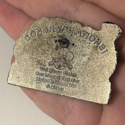 2007 - Jiminy Cricket - Environmental Excellence Award -  LE 350 - Cast Exclusive - Disney Pin   **This Pin Has Been Heavily Weathered