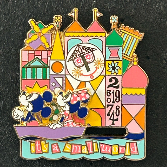 2023 - Mickey and Minnie - It’s A Small World - Slider Boat - Disney Pin