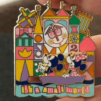 2023 - Mickey and Minnie - It’s A Small World - Slider Boat - Disney Pin
