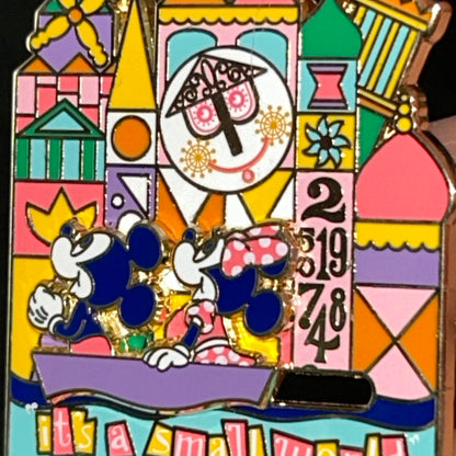 2023 - Mickey and Minnie - It’s A Small World - Slider Boat - Disney Pin