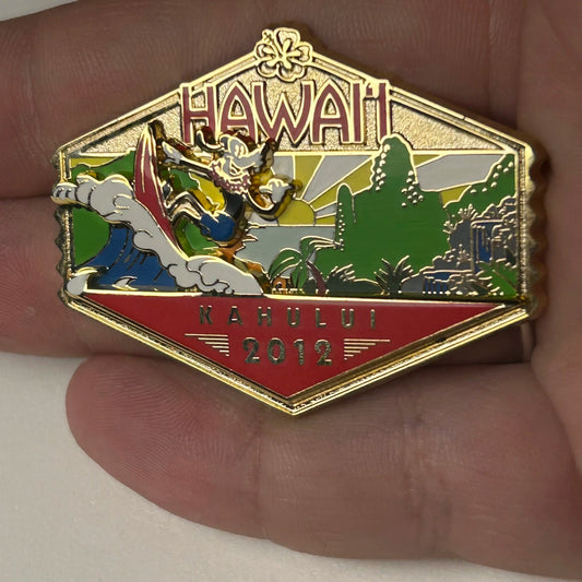 2012 - Goofy - Surfing - Kahului, Hawaii - DCL - LE 1,000 - Disney Pin on Pin