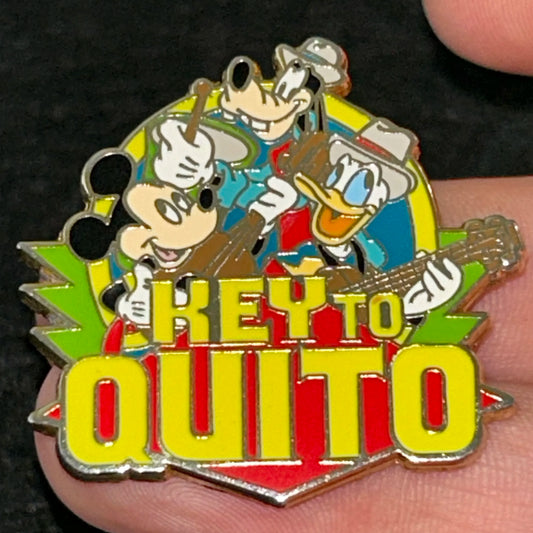 ABD - Mickey, Goofy, and Donald - Key to Quito - Disney Pin