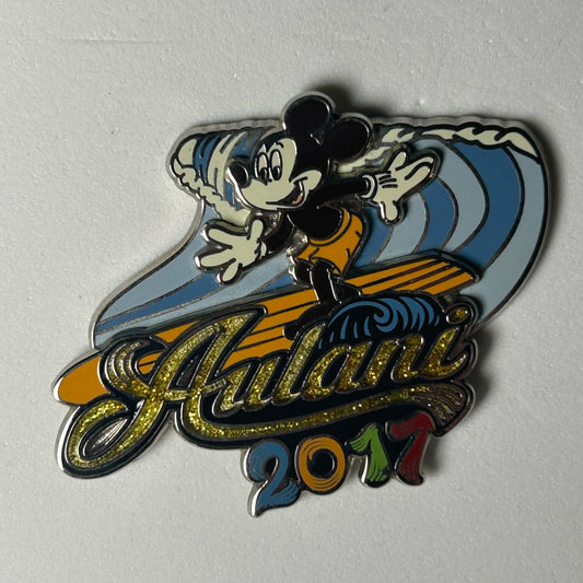 2017 - Mickey Mouse - Surfing - Aulani - DVC - Disney Pin on Pin