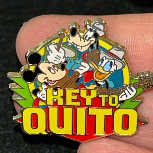 ABD - Mickey, Goofy, and Donald - Key to Quito - Disney Pin